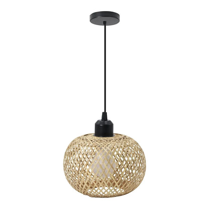 Vannerie, plafonnier en bambou