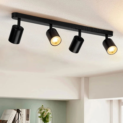 Spot LED GU10 au-dessus d'un plan de travail