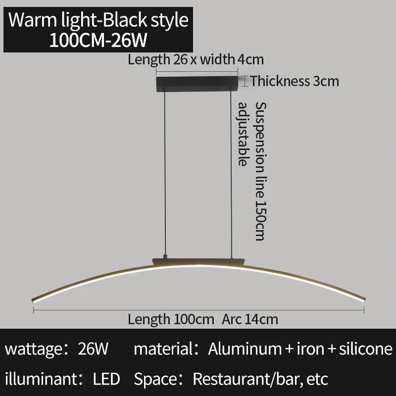 Arceau — Suspension Arc LED, vue 9