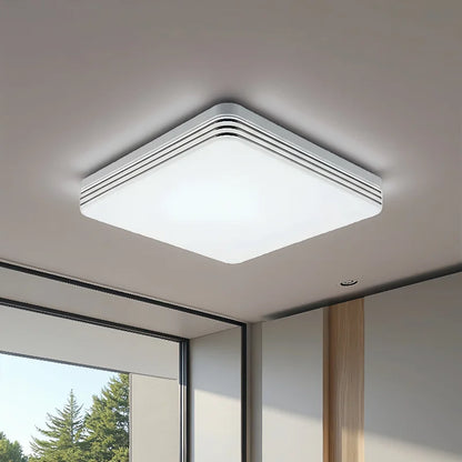 Panneau LED carré blanc, vue d'ensemble