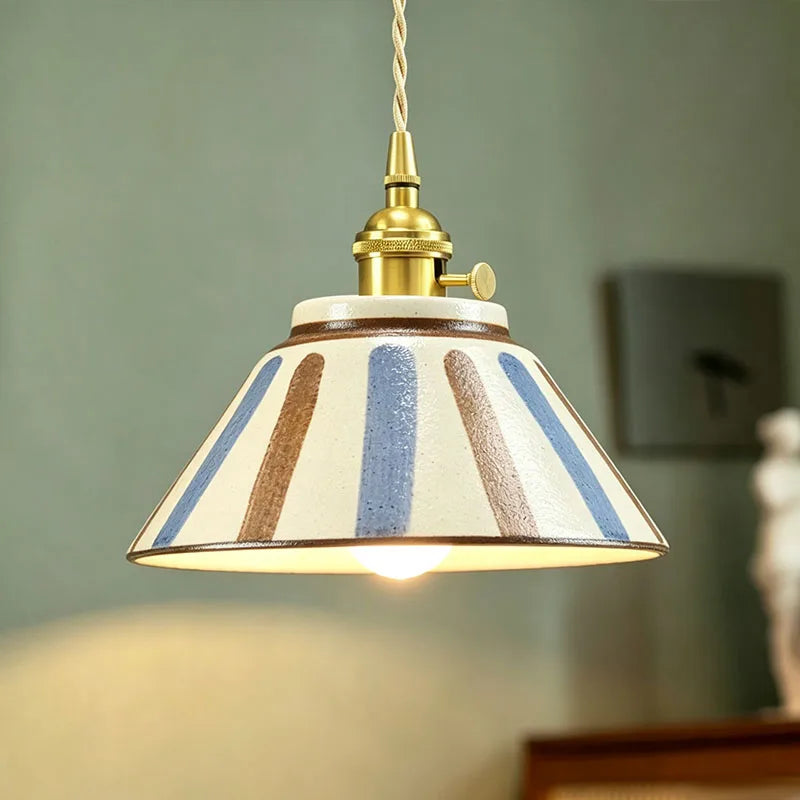 Indigo, détail du décor au bleu de cobalt